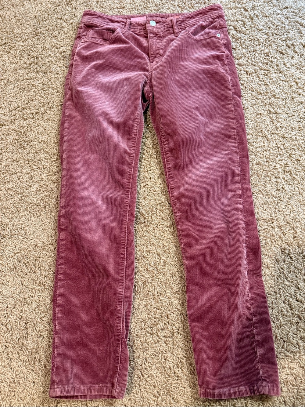 Pilcro Slim Boyfriend Crop Corduroy Pants - Picture 2 of 5